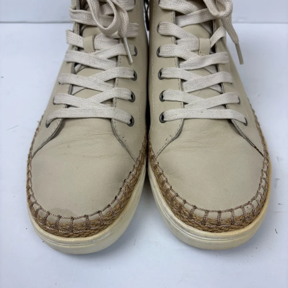 UGG Gradie Ivory Cream High-Top Sneakers Women’s size 10